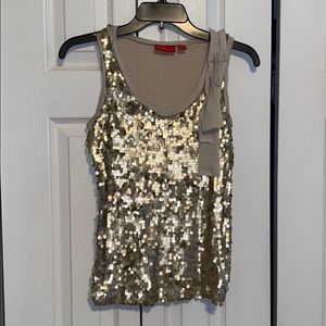 Sequin Sleevless Blouse